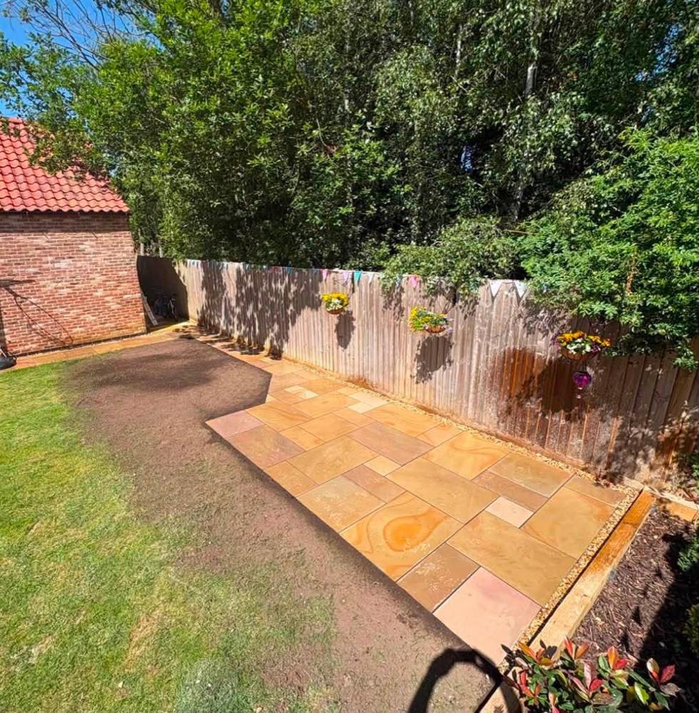 Patio Installation in Heckington, Lincolnshire